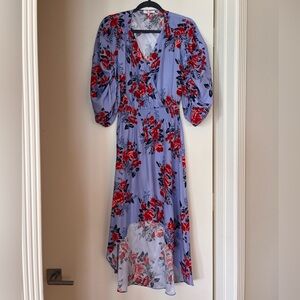 Gorgeous floral purple Parker dress, XS, excellent condition!